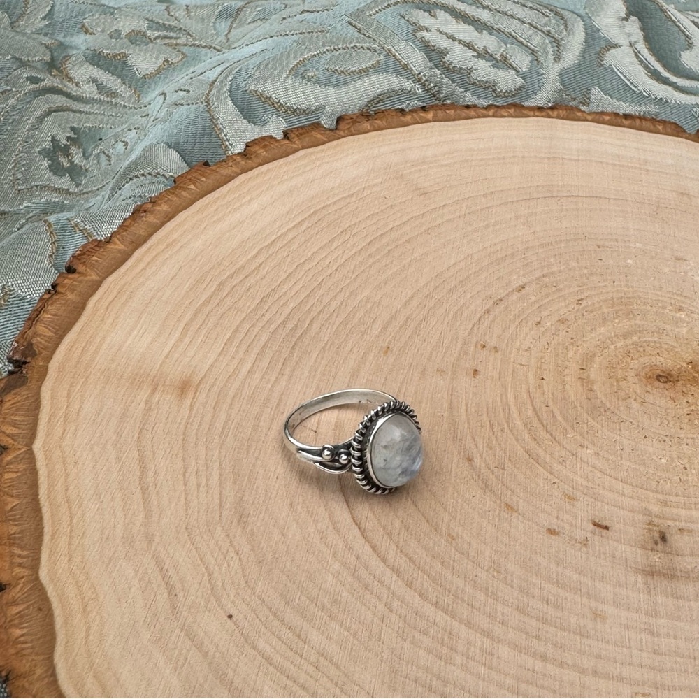 Sterling Silver Moon Stone Ring - image 7